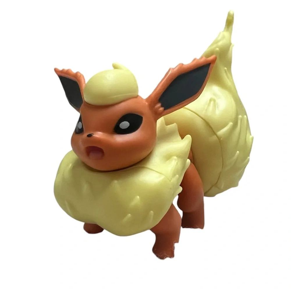 Pokemon Gengar Flareon Bulbasaur Pikachu Battle Posable Feature and Rowlet Toy